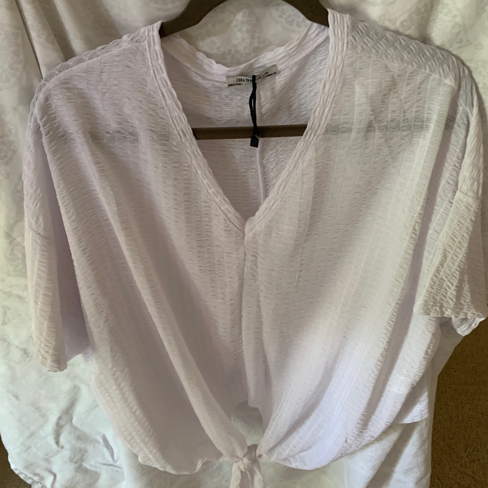 White tie top